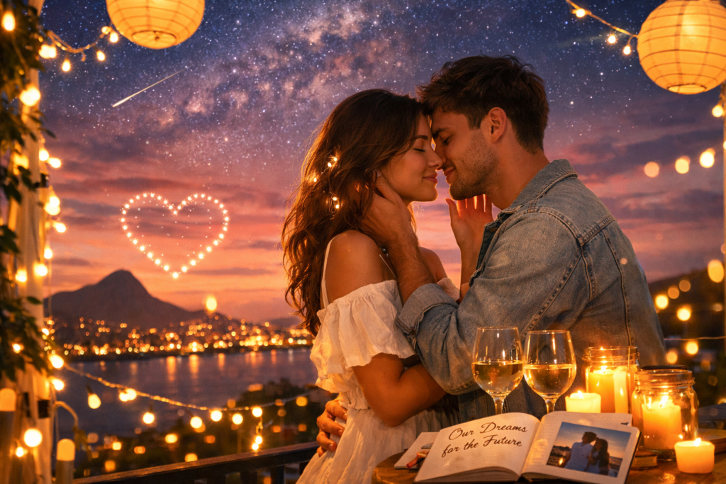 Gemini AI romantic prompts 2026 viral couple photos